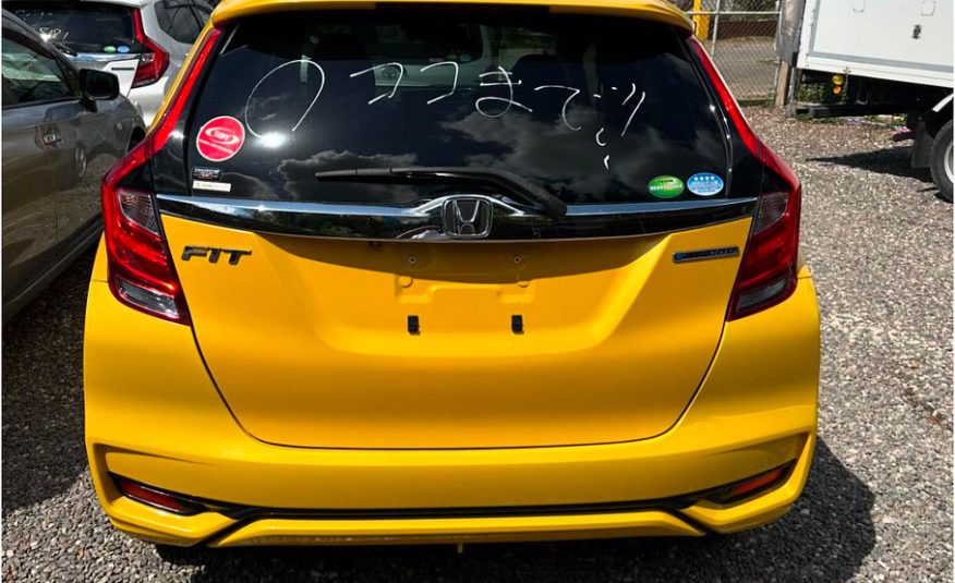 2019 Honda Fit hybrid (yellow)